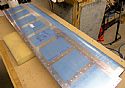 Riveted the leading edges to the top skin and spar