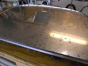 Final drilled the stiffeners and other parts