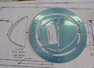 Preparing to shape the T-410 reinforcement plates