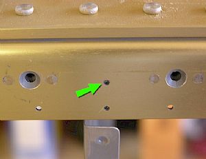 Mystery rivet hole