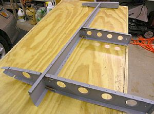 Clecoed the ribs to the front spar on the VS