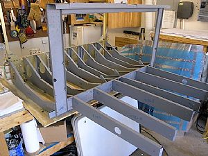 Center Section skeleton all riveted together