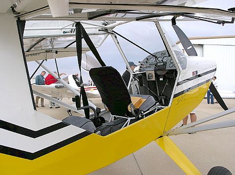 Rans Inc. S-7S Courier (interior view)