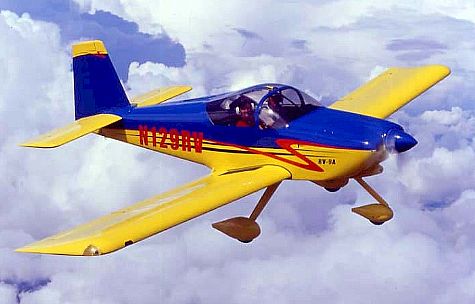 The RV-9A in the air