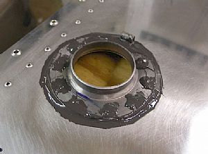 Heres a shot of the back of the fuel cap flange