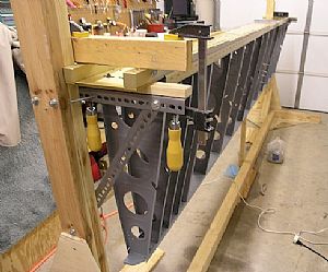 Put the right wing spar/rib assembly on the wing jig 