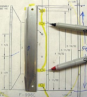 Making the F-996C reinforcement angles