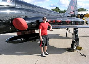My son finds his favorite aircraft!