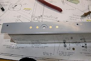 Now, it's time to rivet the F-766C plate to the F-766A channel