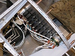 All the wires are hooked to the switches and breakers