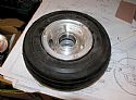 Assembled the Nose Gear Tire
