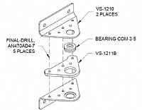 Put the Vertical Stabilizer Hinge Assemblies Together